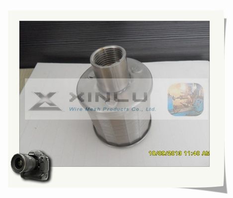 » Ugello durevole del filtro da trattamento delle acque della scanalatura 316L dell'ugello 0.25mm del filtro a sabbia G3/4