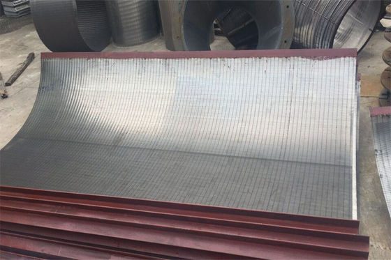 Maglia della griglia da vagliare di elaborazione minerale SS316L di Johnson Static Wedge Wire Screen