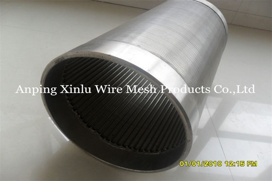 scanalatura 0,040 di acciaio inossidabile 304 Johnson Wedge Wire Screen Tubes di 10ft