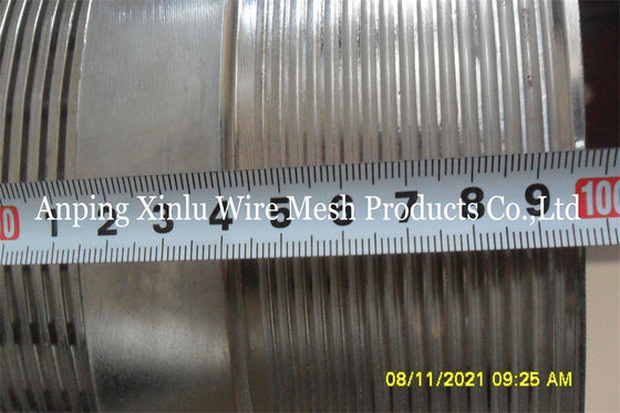 Tubo dello schermo di Johnson Wedge Wire Continuous Slot per acqua freatica