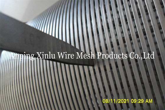 Tubo dello schermo di Johnson Wedge Wire Continuous Slot per acqua freatica