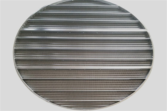 Tipo unito griglie della scanalatura 0.5mm del diametro 1250mm X di sostegno del cavo del cuneo per Ion Exchangers