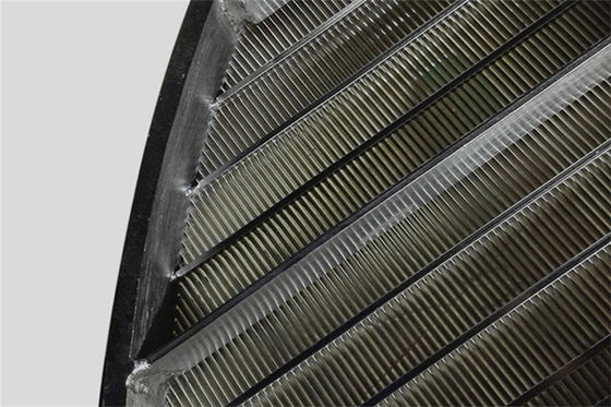 Tipo unito griglie della scanalatura 0.5mm del diametro 1250mm X di sostegno del cavo del cuneo per Ion Exchangers