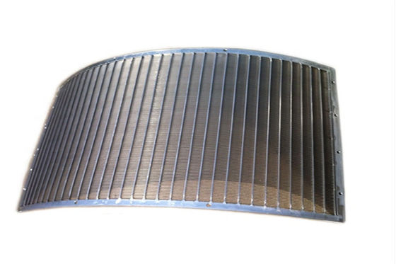 316L Sieve Bend Screen per TROMMEL SCREENS 2.0X 10mm Support Bar nella lavorazione del manioca