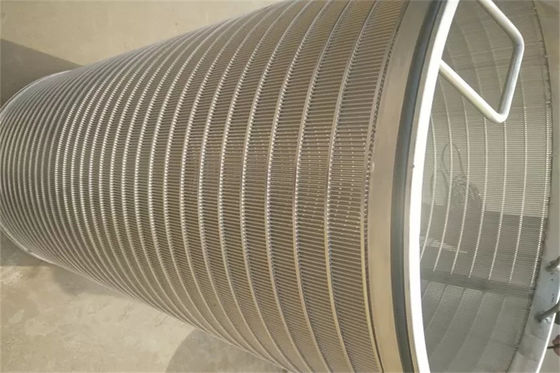 L'inverso cuoce il cavo rotatorio a livello OD450 cilindrico x 500mm del cuneo del tamburo dello schermo