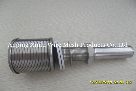 Cavo lungo standard Johnson Screen Nozzle del cuneo di acciaio inossidabile del collo per il sistema di scambio ionico dell'acqua