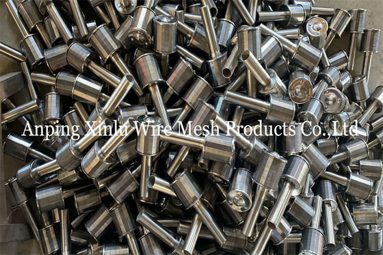 Cavo lungo standard Johnson Screen Nozzle del cuneo di acciaio inossidabile del collo per il sistema di scambio ionico dell'acqua