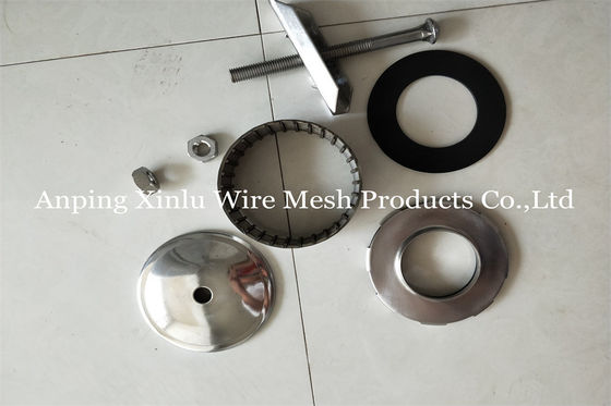 Doppio ugello 300PSI del filtro da Johnson Wedge Wire Hastelloy C di flusso con la vite M10