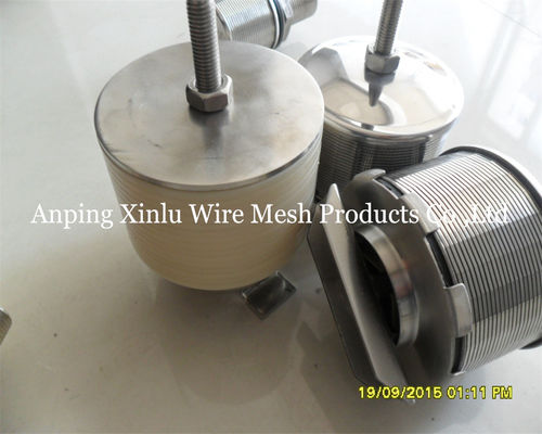 Doppio ugello 300PSI del filtro da Johnson Wedge Wire Hastelloy C di flusso con la vite M10
