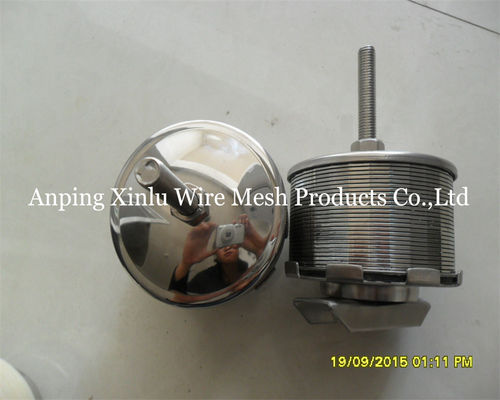 Doppio ugello 300PSI del filtro da Johnson Wedge Wire Hastelloy C di flusso con la vite M10