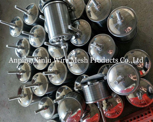 Doppio ugello 300PSI del filtro da Johnson Wedge Wire Hastelloy C di flusso con la vite M10