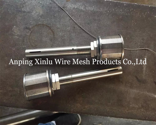 2 Ton Long Neck SS316L Johnson Wire Wrapped Screen Nozzle con il NPT hanno infilato