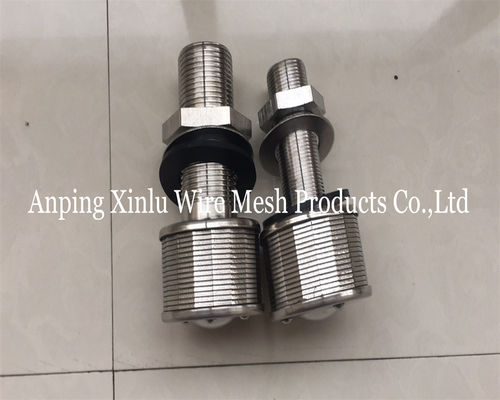 Flusso di 1 tonnellata Filtro di fondo ugello di schermo filo di cuneo Johnso strainer ugello per distributore di filtri dell'acqua