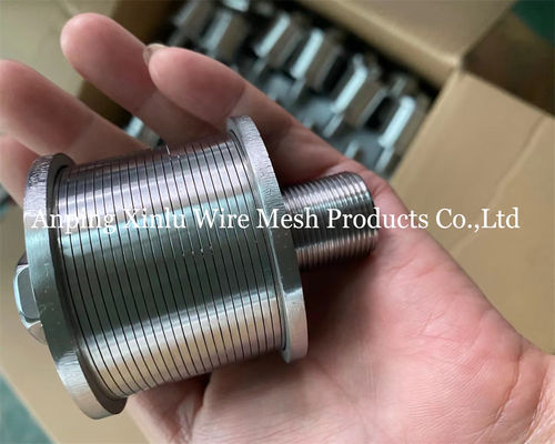 Flusso di 1 tonnellata Filtro di fondo ugello di schermo filo di cuneo Johnso strainer ugello per distributore di filtri dell'acqua