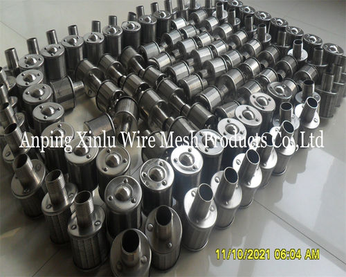 76 mm Long Handle Johnson V Wire Sand Top e Bottom Filter Nozzle 321 per uso industriale