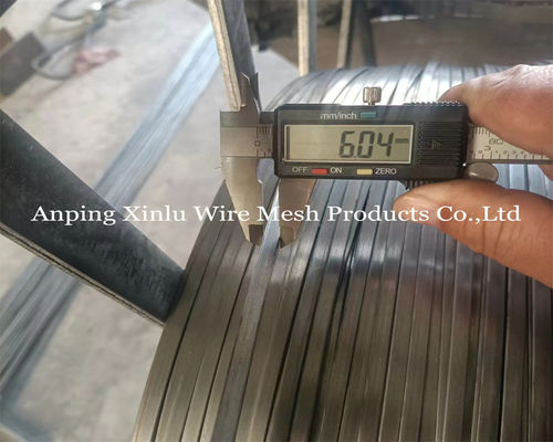 Tubo a schermo a filo di cuneo standard per il gas di petrolio con filo di supporto da 3x6 mm e costruzione ECW