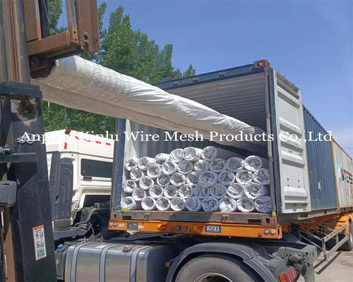 Tubo a schermo a filo di cuneo standard per il gas di petrolio con filo di supporto da 3x6 mm e costruzione ECW