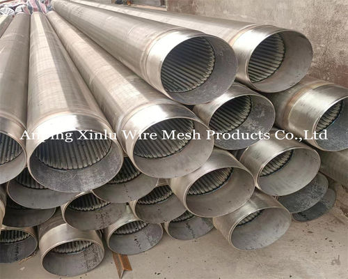 Tubo di schermo galvanizzato a profilo saldo da 2,5x4 mm per trattamento dell'acqua e applicazioni di filtraggio industriale