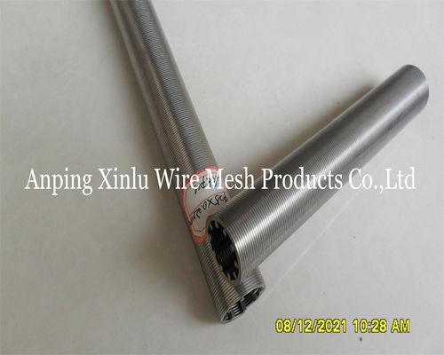 Acciaio inossidabile304 Johnson Vee Wire Screen Pipe 1-20 pollici a forma di cuneo per l'industria petrolifera
