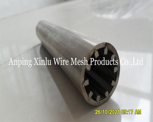 Acciaio inossidabile304 Johnson Vee Wire Screen Pipe 1-20 pollici a forma di cuneo per l'industria petrolifera
