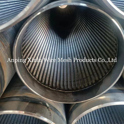 205 tubo di schermo per pozzi d'acqua con fessura di dimensione 0,020 &quot;Wund Screen Wire Wrapped Slotted Liner