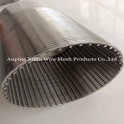 FOTI V-Wire avvolto Johnson tipo tubo di schermo pozzo acqua con 0,03 mm-10 mm dimensione slot