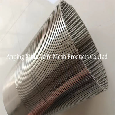 Cartucce di filtro controllo di sabbia a filo a cuneo Johnson Screen Tube Spiral Wire Strainer Pipe per la filtrazione della pompa