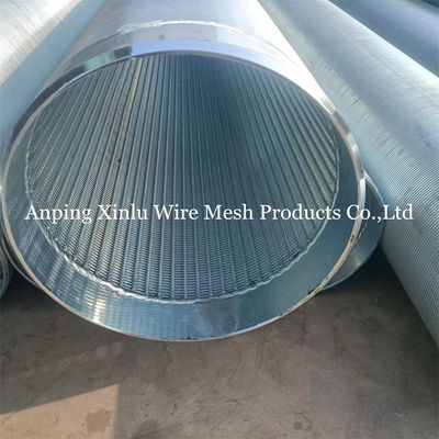 8-5/8&quot; 10-3/4&quot; filo di acciaio a basso tenore di carbonio Q195 o Q235 tubo di schermo per pozzi d'acqua galvanizzato 8-40kg/m2