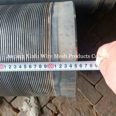 2.2x3.5mm(#93) filo di Johnson a cuneo avvolto a fessura continua tubo di schermo per pozzi d'acqua da 1 a 20&quot;