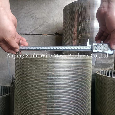 2.2x3.5mm(#93) filo di Johnson a cuneo avvolto a fessura continua tubo di schermo per pozzi d'acqua da 1 a 20&quot;