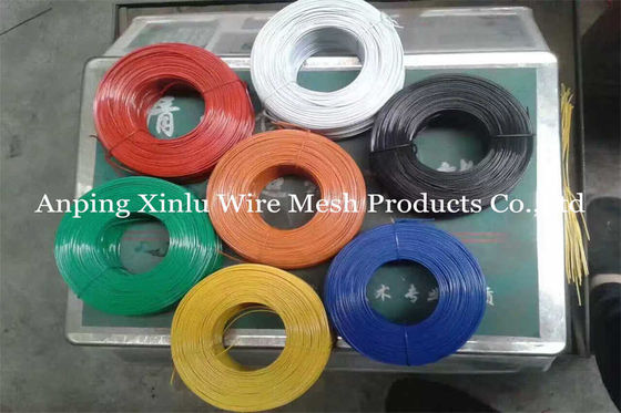 Double Loop Tie Wire - Rosso - 500pcs per pacchetto, Galvanizzato Loop Tie Wire per Supermercato Family Courtyard Recinzione Legatura