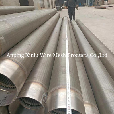 2.9m / 5.9m Lunghezza standard V Wire avvolto Continuo Slot Johnson Screen Pipe per lunghezza contenitore