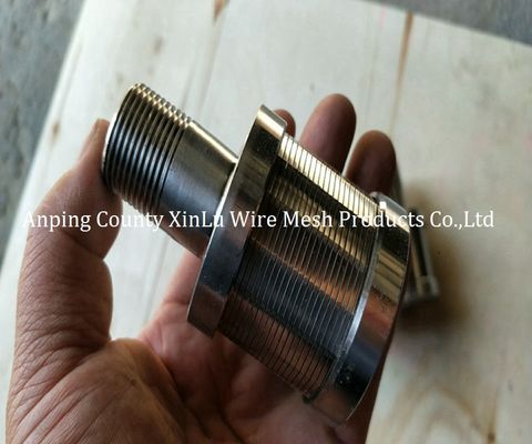 Parti del tornio Johnson Screen Nozzle in acciaio inossidabile Nozzle filtro dell'acqua con filo di supporto 1.8x2.5mm