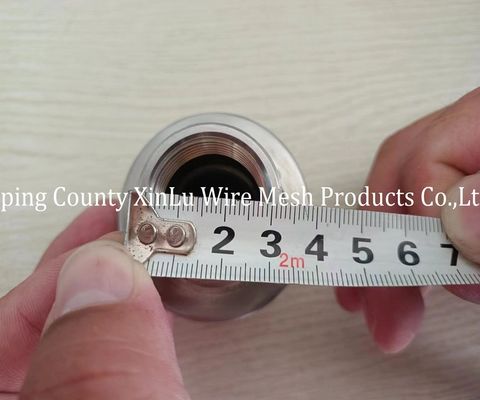 Vaso interno in acciaio inossidabile 316L filo a cuneo filtro dell'acqua ugello