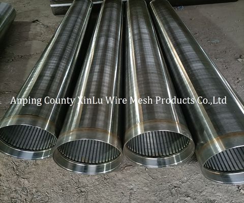 V Wire Johnson Screen Pipe con slot continuo per filtro di pozzo d'acqua