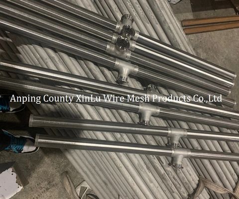 Tubo rotondo del cavo del cuneo di scanalatura dell'elemento filtrante di acciaio inossidabile 316L 30mm non magnetico