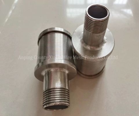 Facile da installare Hastelloy C filtro avvolto nozzolo schermo per acciaio inossidabile duplex 2205 Johnson filtro nozzolo