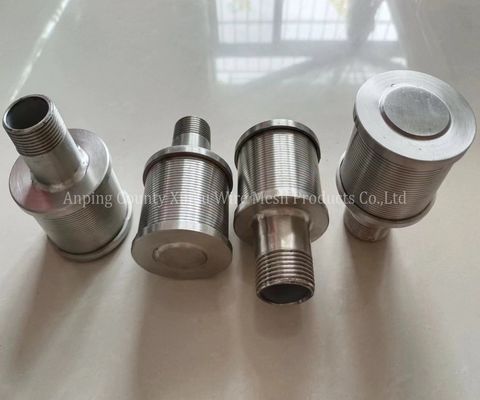 Facile da installare Hastelloy C filtro avvolto nozzolo schermo per acciaio inossidabile duplex 2205 Johnson filtro nozzolo