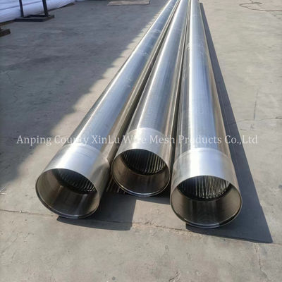 Contenitore adatta tubo a schermo a fessura continua con lunghezza di 2,9 m o 5,8 m