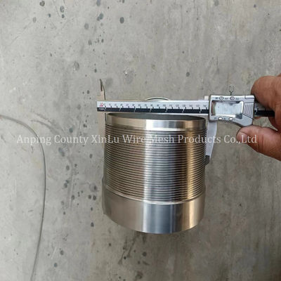 Controllo della sabbia in acciaio inossidabile Johnson Wedge Wire Oil Well Screen Pipe