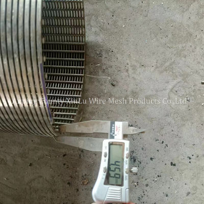Controllo della sabbia in acciaio inossidabile Johnson Wedge Wire Oil Well Screen Pipe