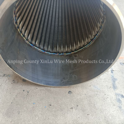 Controllo della sabbia in acciaio inossidabile Johnson Wedge Wire Oil Well Screen Pipe