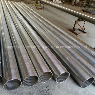 Controllo della sabbia in acciaio inossidabile Johnson Wedge Wire Oil Well Screen Pipe