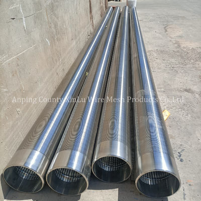 Controllo della sabbia in acciaio inossidabile Johnson Wedge Wire Oil Well Screen Pipe