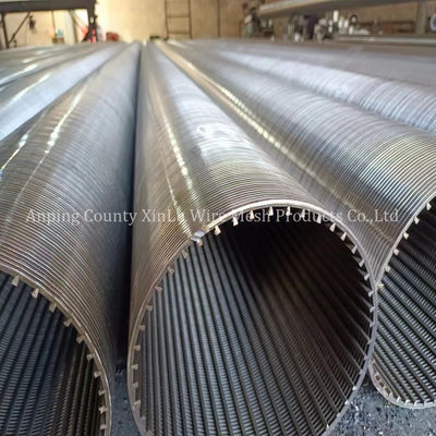 Controllo della sabbia in acciaio inossidabile Johnson Wire Screen Tube per la perforazione con pompa del petrolio