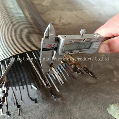 Precision Wedge Wire Continuous Slot Sand Control Screens Anelli di contrasto saldati Connessione