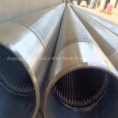 Precision Wedge Wire Continuous Slot Sand Control Screens Anelli di contrasto saldati Connessione
