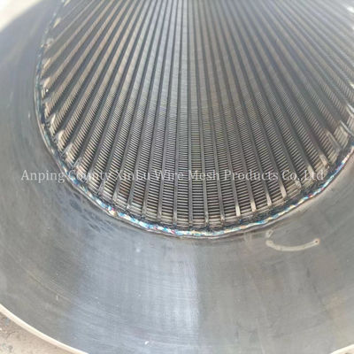 Precision Wedge Wire Continuous Slot Sand Control Screens Anelli di contrasto saldati Connessione