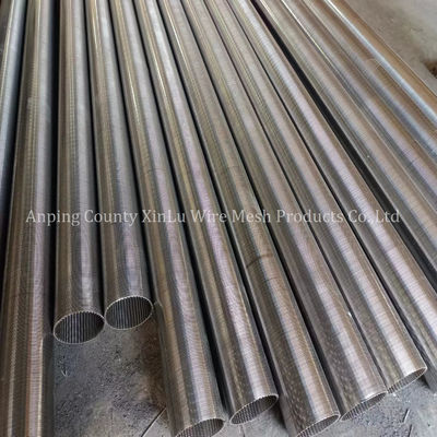 Precision Wedge Wire Continuous Slot Sand Control Screens Anelli di contrasto saldati Connessione