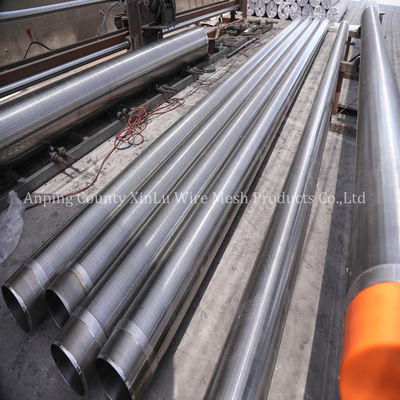 14&quot; in acciaio inossidabile 321 filo a cuneo avvolto Johnson Screen Tube nell'industria chimica